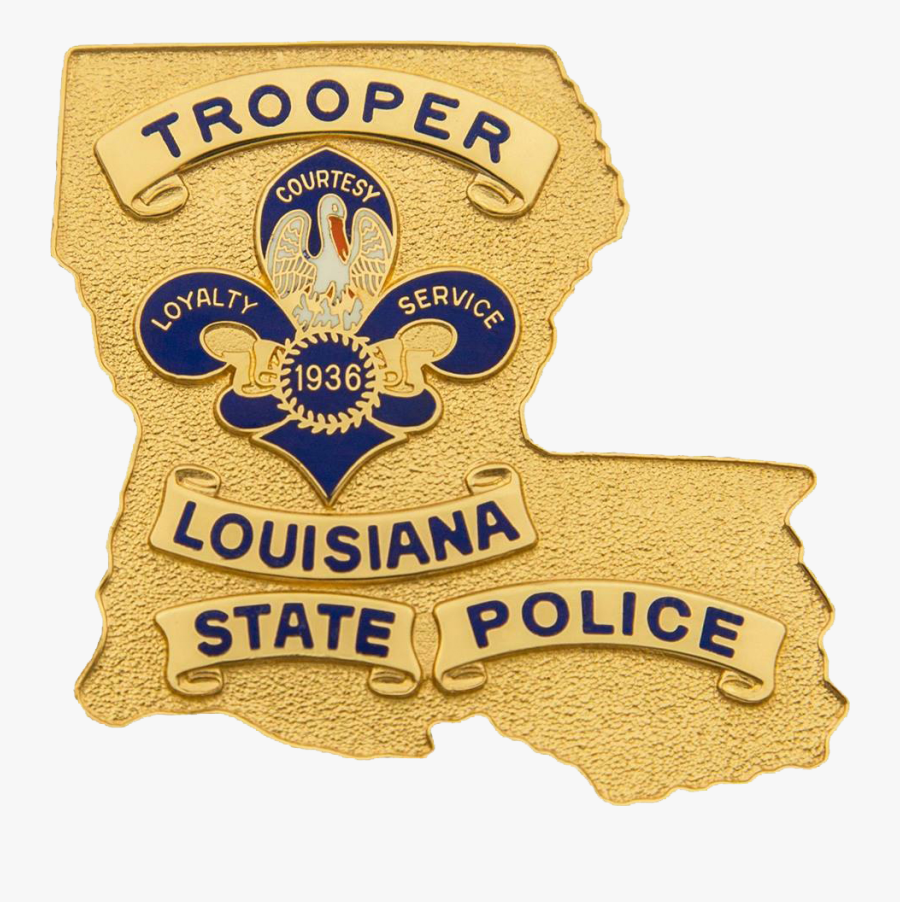 Transparent Police Badge Icon Png - La State Police Badge, Transparent Clipart