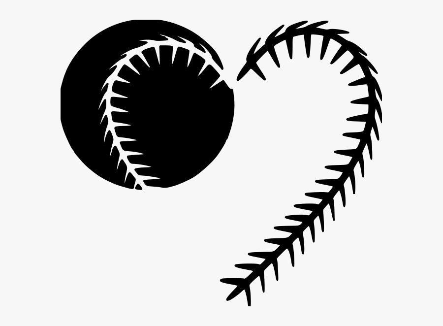 Amazin Tumbler Image Gallery - Baseball Lace Heart Svg, Transparent Clipart