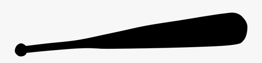 Baseball Bat Silhouette Png, Transparent Clipart