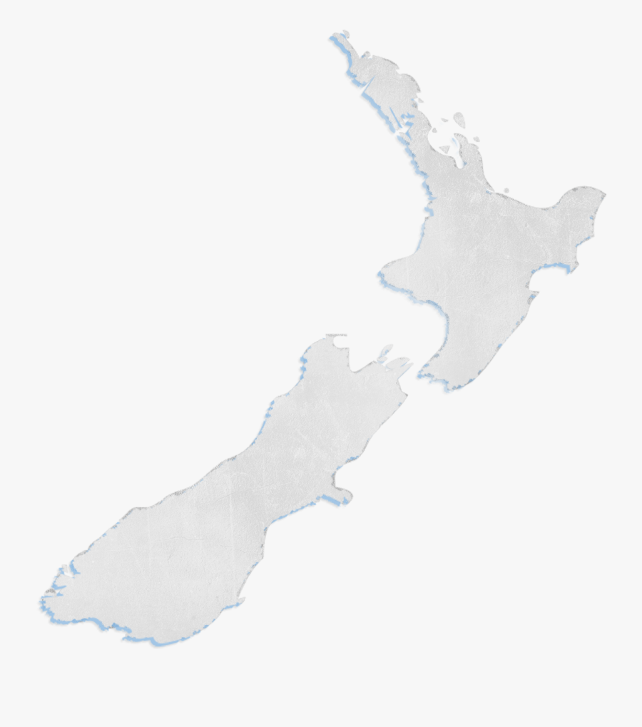 New Zealand Vector Map Png, Transparent Clipart