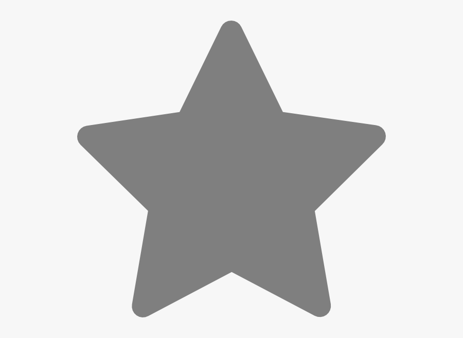 Star Grey, Transparent Clipart