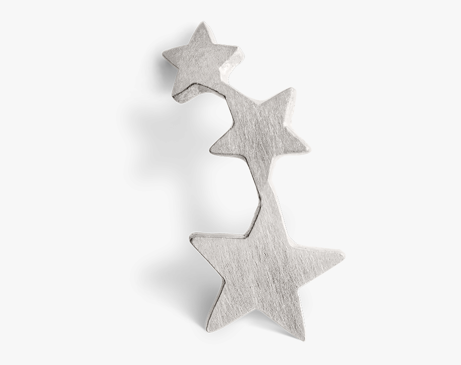 Row Of Stars Png - Silver, Transparent Clipart