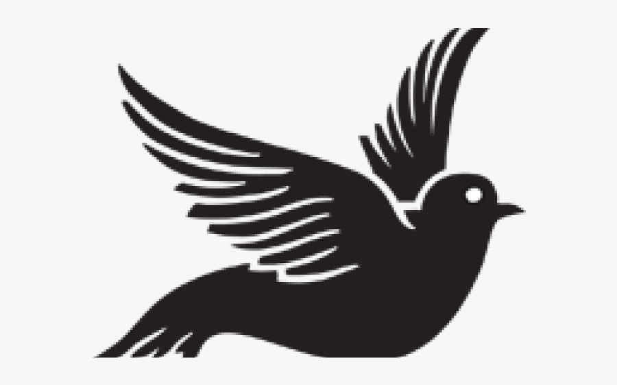 Doves Cliparts Funeral - Old World Flycatcher, Transparent Clipart