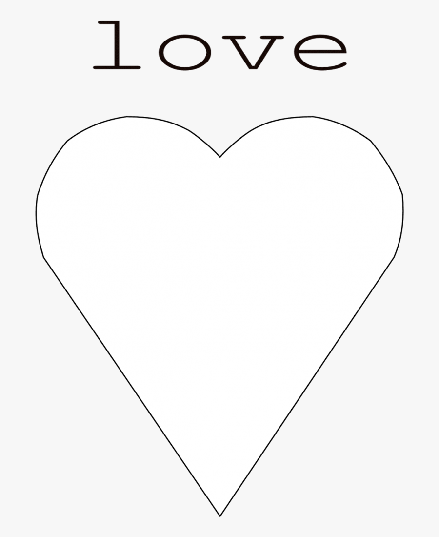 Valentine Heart Clip Art Black And White, Transparent Clipart