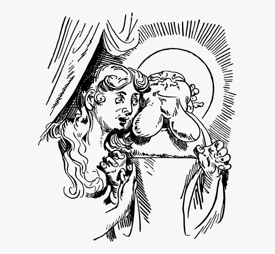 Art,monochrome Photography,graphic Design - Saint Anthony Of Padua Drawing, Transparent Clipart