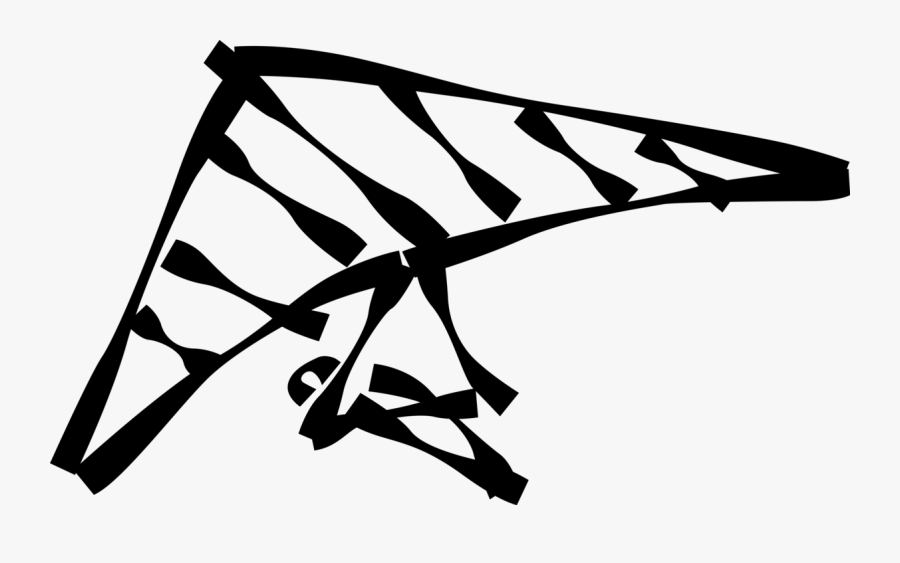 Vector Illustration Of Recreational Air Sport Hang, Transparent Clipart