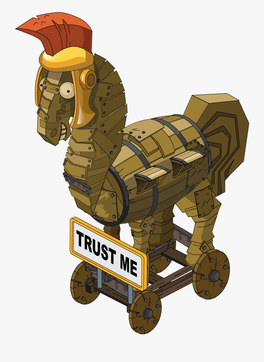 The Quest For Stuff Wiki - Trojan Horse Transparent Background, Transparent Clipart