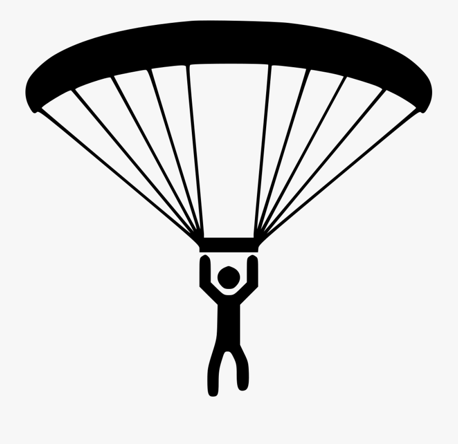 Svg Png Icon Free - Paragliding Clipart, Transparent Clipart