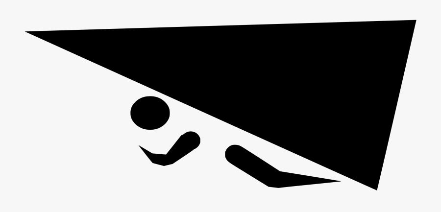 Gliding Pictogram, Transparent Clipart