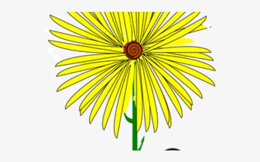 Sunflower Clipart September - Flower, Transparent Clipart