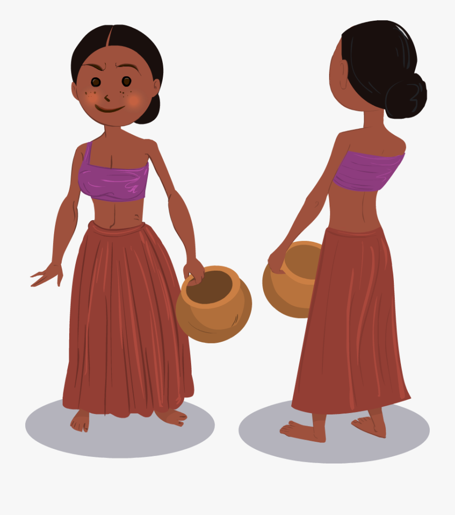Friday, September 14, - Indian Village Girl Clipart, Transparent Clipart