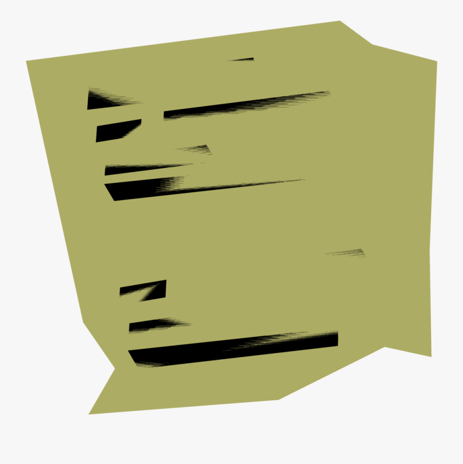 The To-do List Is A Quest Item Obtained During The - Paper, Transparent Clipart