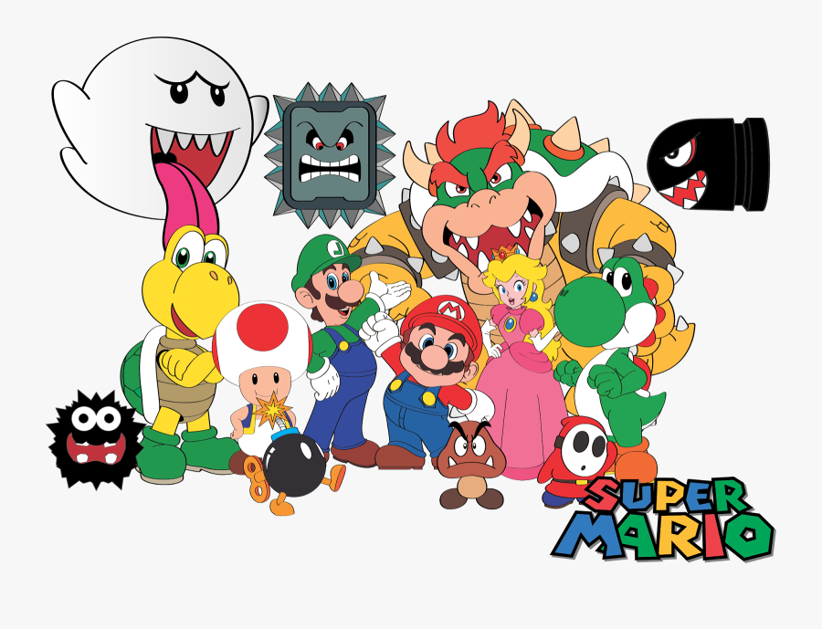 Baixar Vetor Super Mario - Super Mario Png Vetor, Transparent Clipart