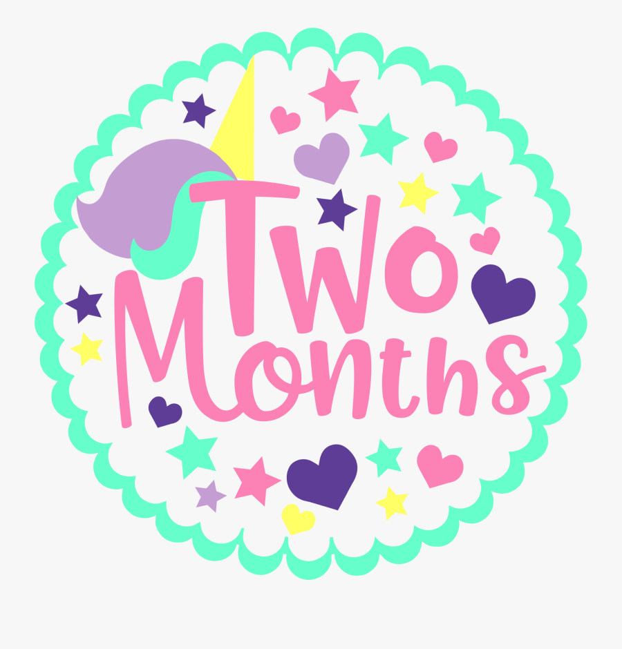 Happy Fourth Month Birthday, Transparent Clipart