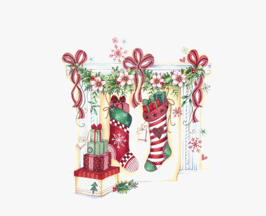 Christmas Stocking, Transparent Clipart