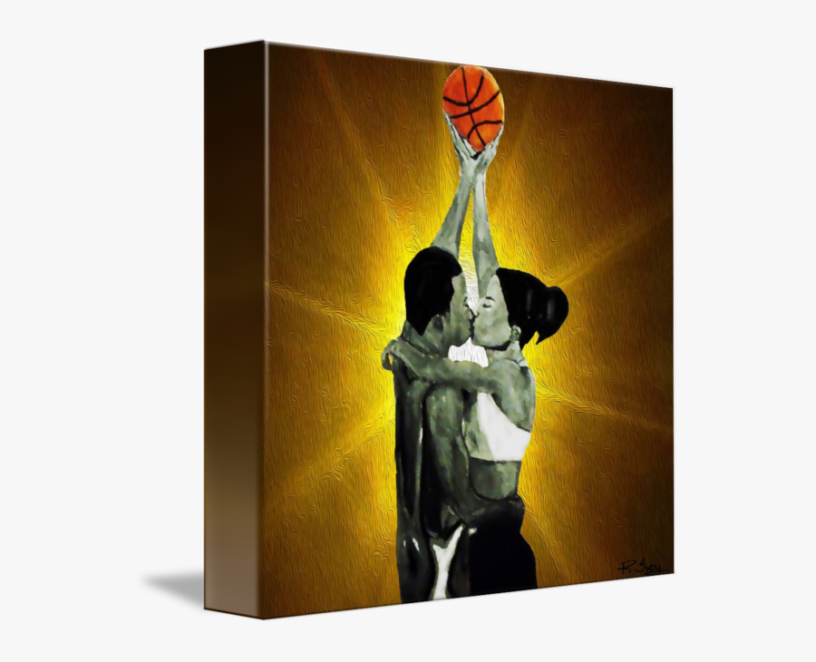 Drawing Posters Basketball - Love And Basketball Painting, Transparent Clipart