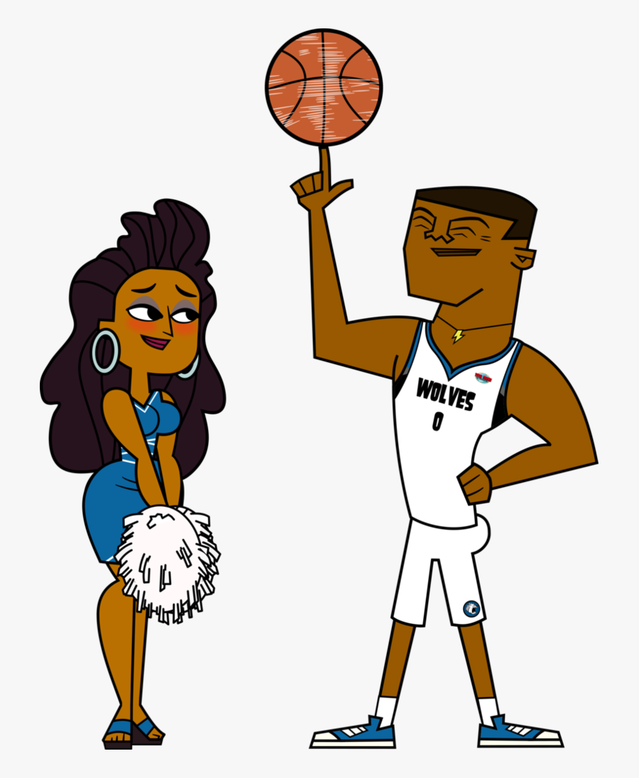 Td Basketball Couple - Total Drama, Transparent Clipart