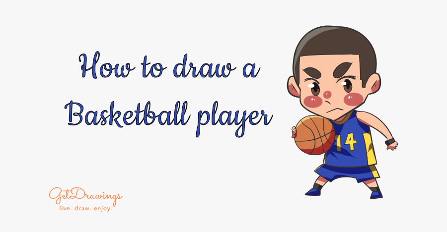 How To Draw A Basketball Player - Basketball Moves, Transparent Clipart