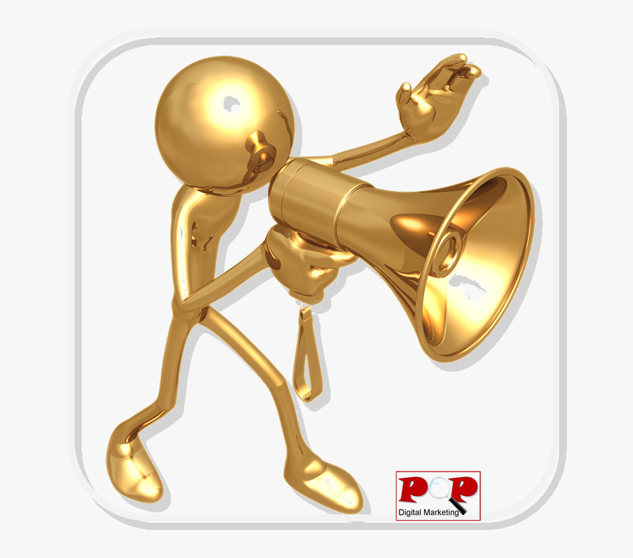 Megaphone Clipart Marketing - Expressing Views, Transparent Clipart