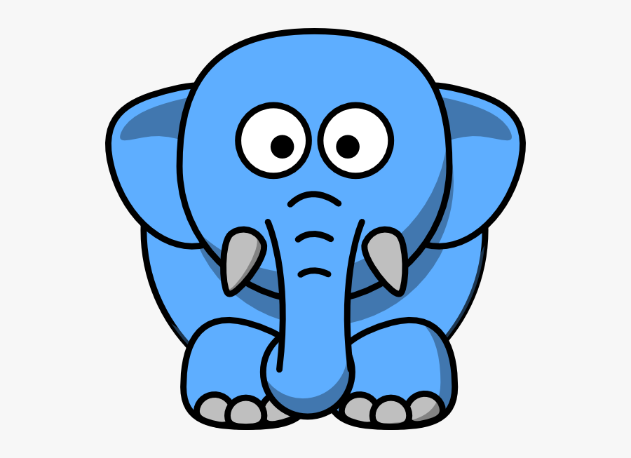Cartoon Elephant, Transparent Clipart