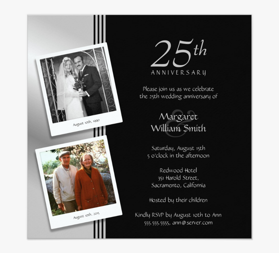 Clip Art Silver Anniversary Now And - Wedding Anniversary, Transparent Clipart