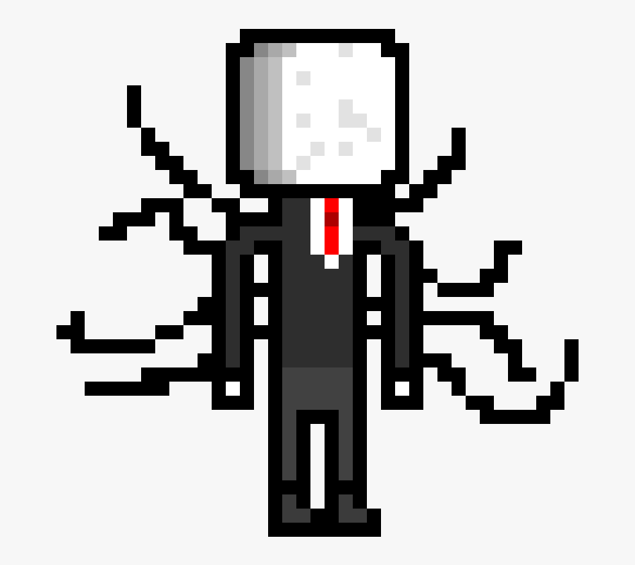 Slender Man Pixel Art
1) I Didnt Use A Refference Thats - Illustration, Transparent Clipart