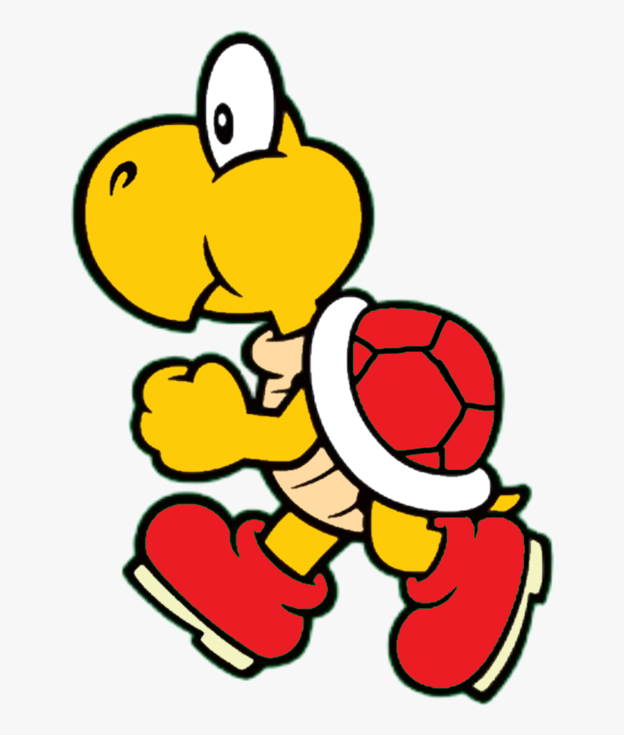 Schildkröte Clipart For Printable To - Mario Koopa Troopa Red , Free Transp...