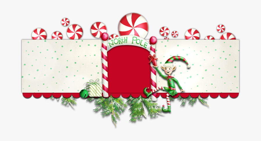 Yuletide Whimsy Banner Free Christmas Tree Blog Background - Christmas Banner Template, Transparent Clipart