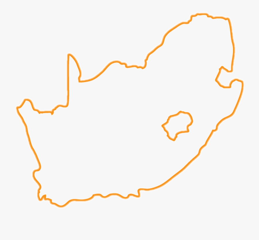 Transparent Borde Png - South Africa Border Map, Transparent Clipart