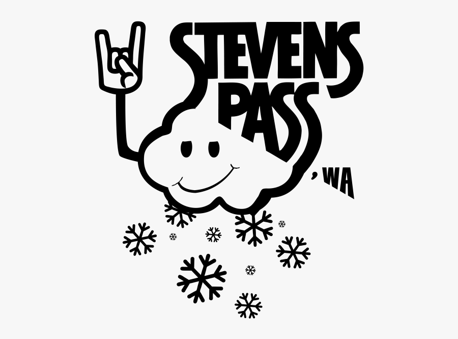 Stevens Pass Logo, Transparent Clipart