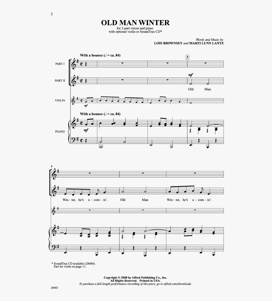 Old Man Winter Png - Sunshine Of Your Love Piano Sheet Music, Transparent Clipart