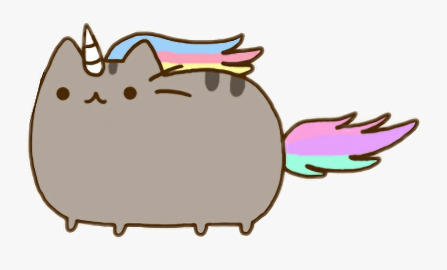 #pusheen #cat #❤ #cute #unicorn #💞 Xxx - Pusheen The Cat, Transparent Clipart