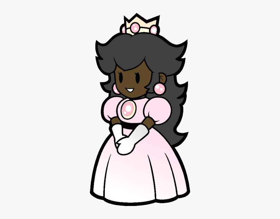 Clip Art Girls - Princesa De Mario Bros Dibujo, Transparent Clipart