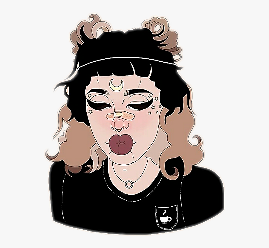 Clip Art Grunge Aesthetic Tumblrgirls Freetoe - Grunge Grunge Tumblr Aesthetic Girl, Transparent Clipart