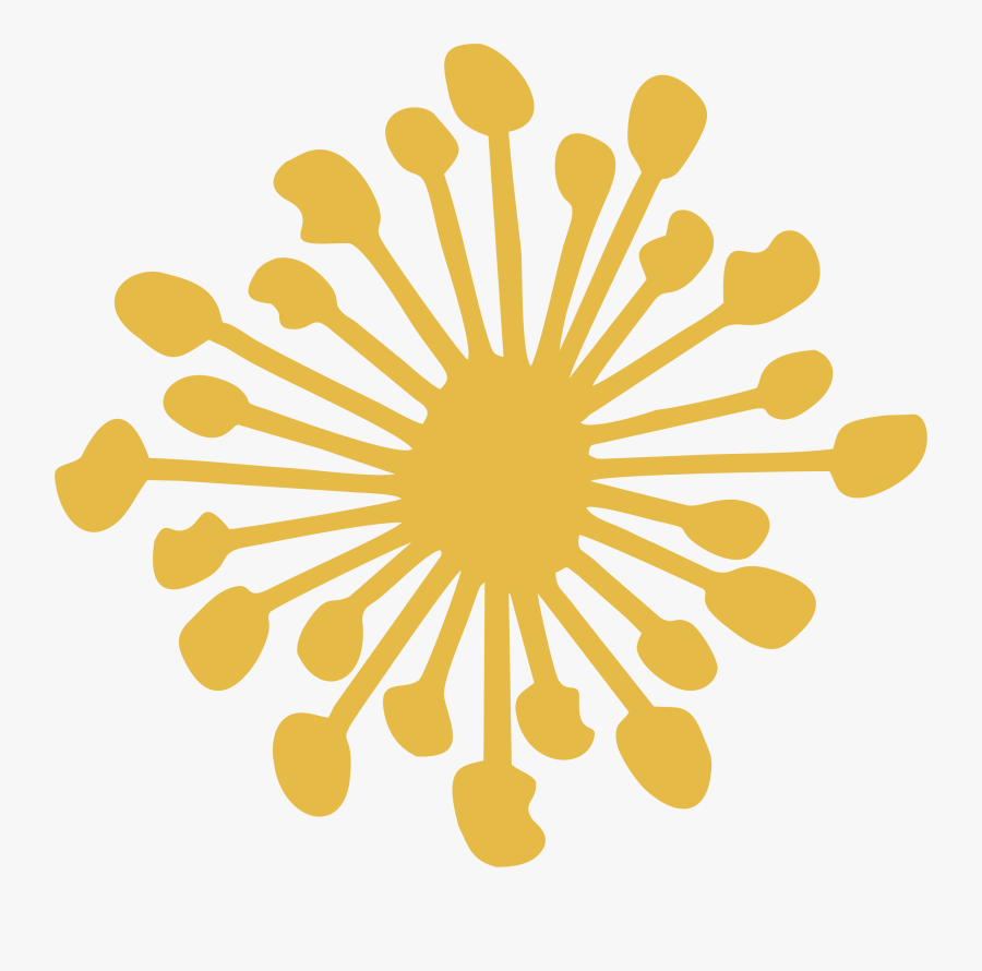 Paper Flower Center Clipart, Transparent Clipart