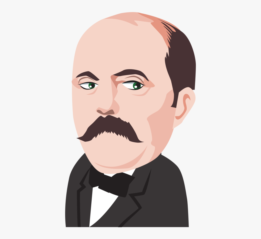 Hairstyle,art,facial Hair - Otto Von Bismarck Png, Transparent Clipart