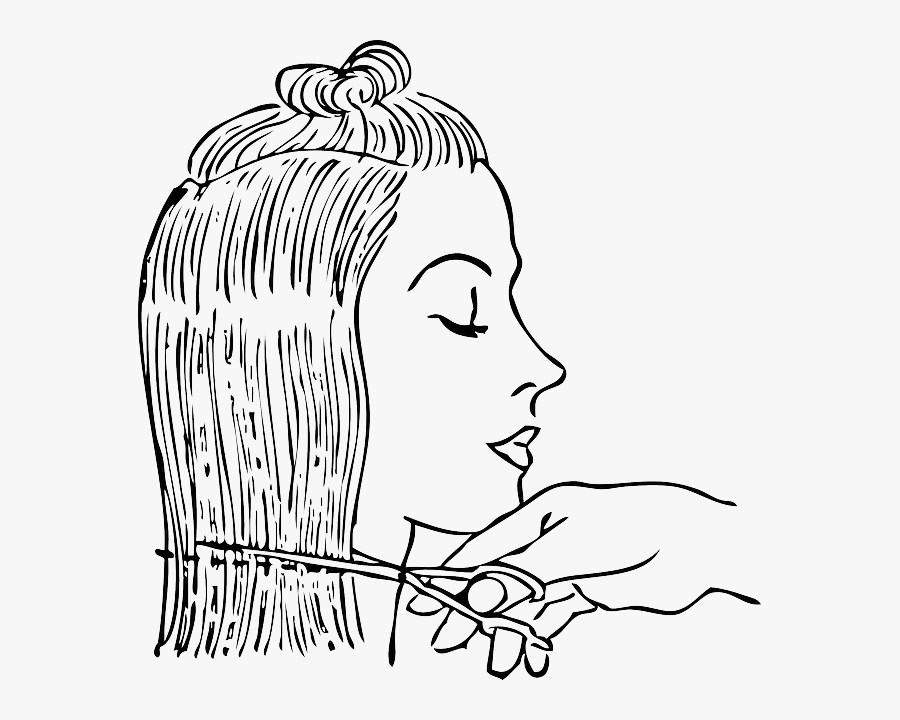 Haircut-33130 - Cutting Hair Clipart, Transparent Clipart