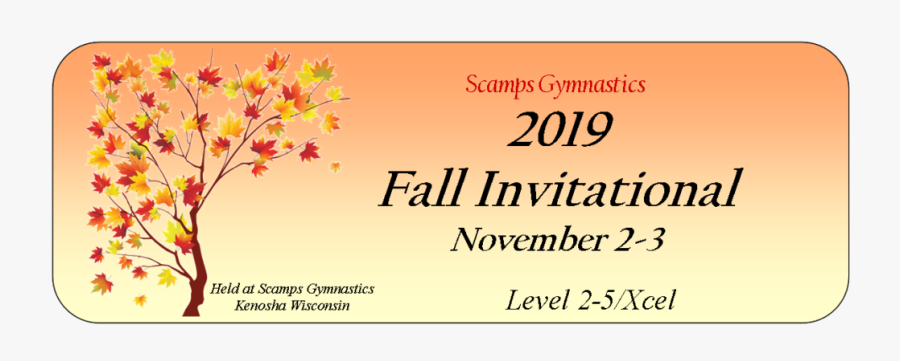 Fall Invite 2019 Logo - Lake Jovita, Transparent Clipart