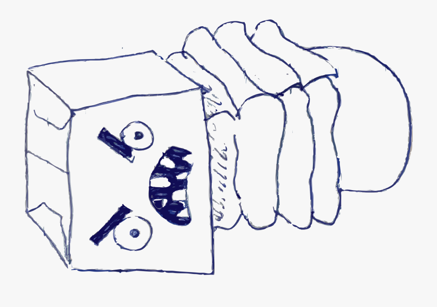 Scary Cleaned Up Big - Sketch, Transparent Clipart