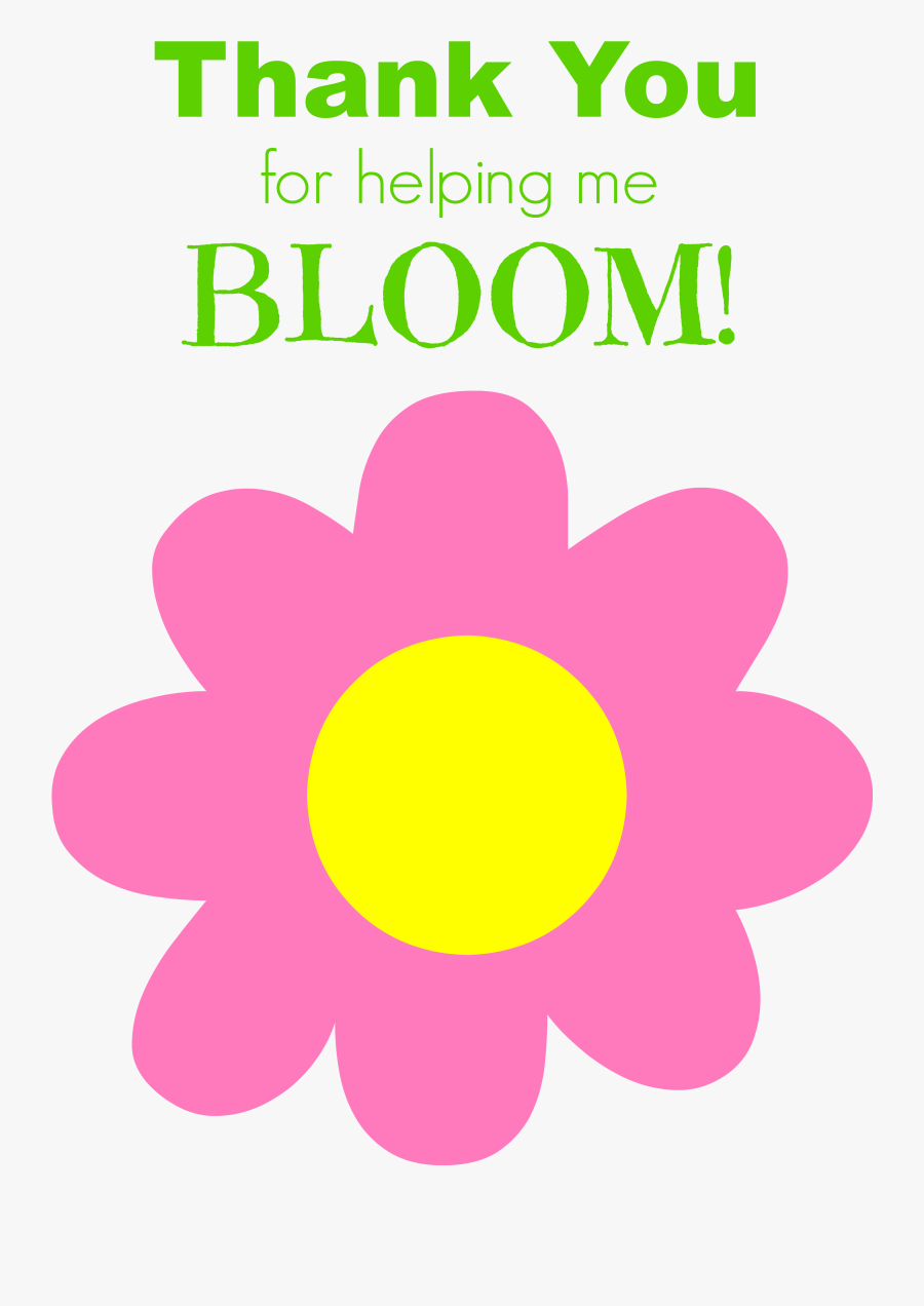 Eos Lip Balm Thank You Free Printable - Thank You For Helping Me Bloom This Year, Transparent Clipart