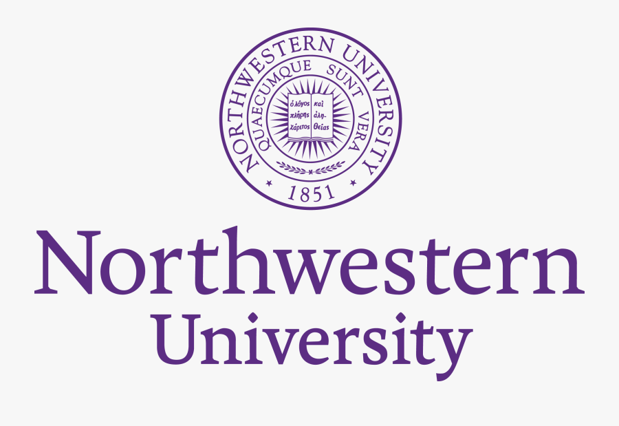 Northwestern University Chicago Logo, Transparent Clipart