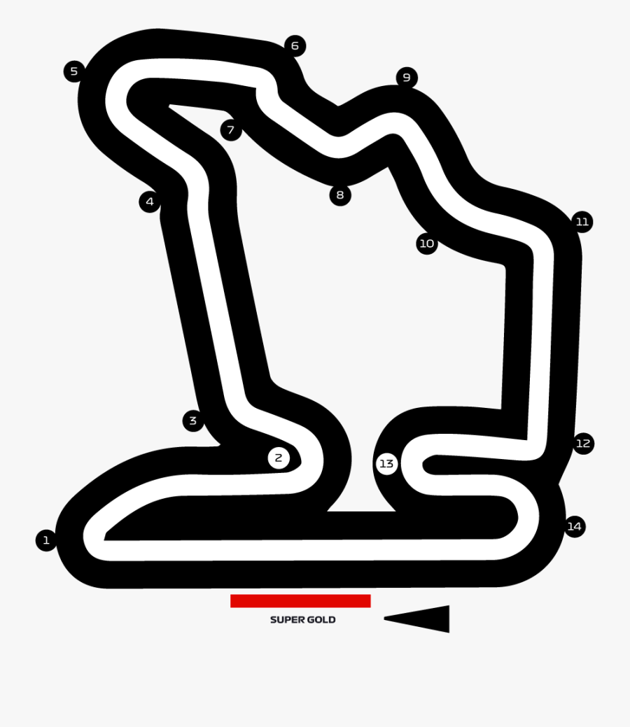 Hungary F1 Track Png, Transparent Clipart
