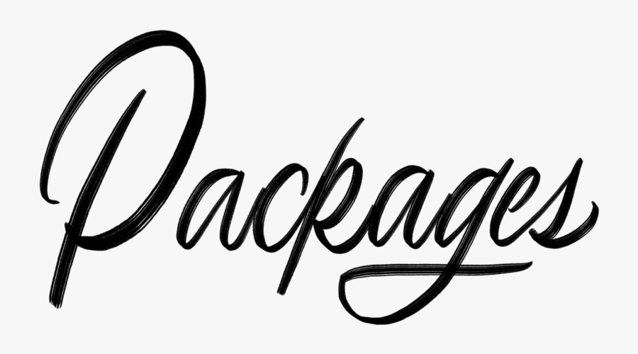 Transparent Packages Png - Calligraphy, Transparent Clipart
