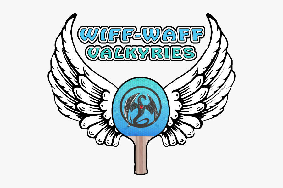 Design For Table Tennis Team - Angel Wings Jpg, Transparent Clipart