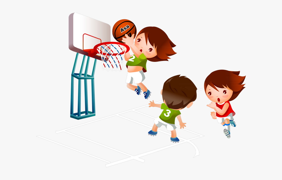 Clip Art Playing Basketball, Transparent Clipart