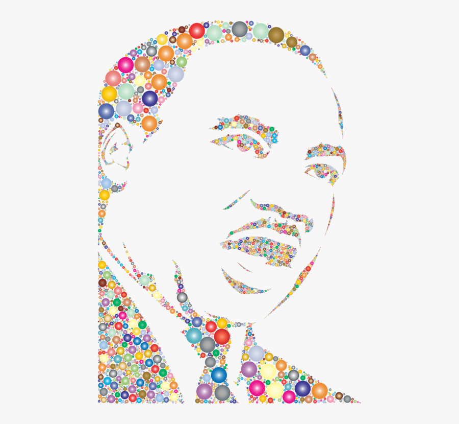 Art,martin Luther King Jr Day,i Have A Dream - Martin Luther King Stencil, Transparent Clipart