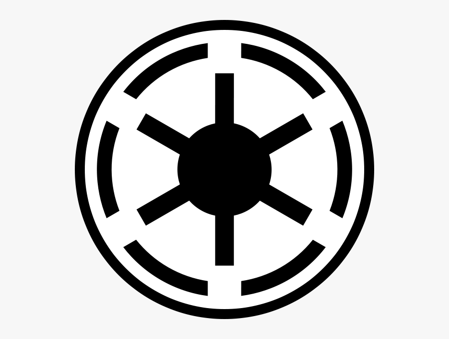 Clip Art The Clone Wars Fandom - Republic Emblem Star Wars, Transparent Clipart