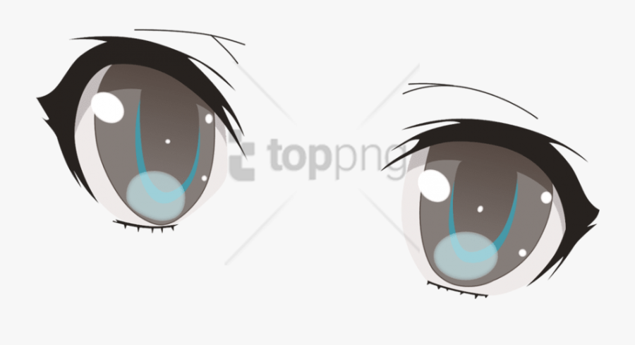 Transparent Anime Eyes - Anime Eyes Transparent Background, Transparent Clipart