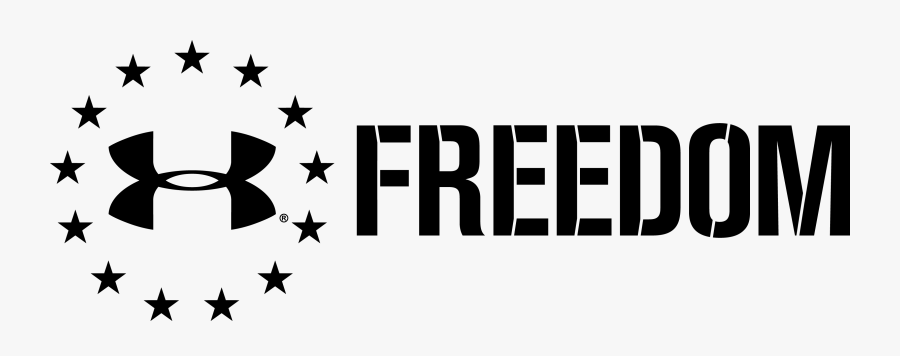 Ua Freedom Logo Black - Under Armour Freedom Logo, Transparent Clipart