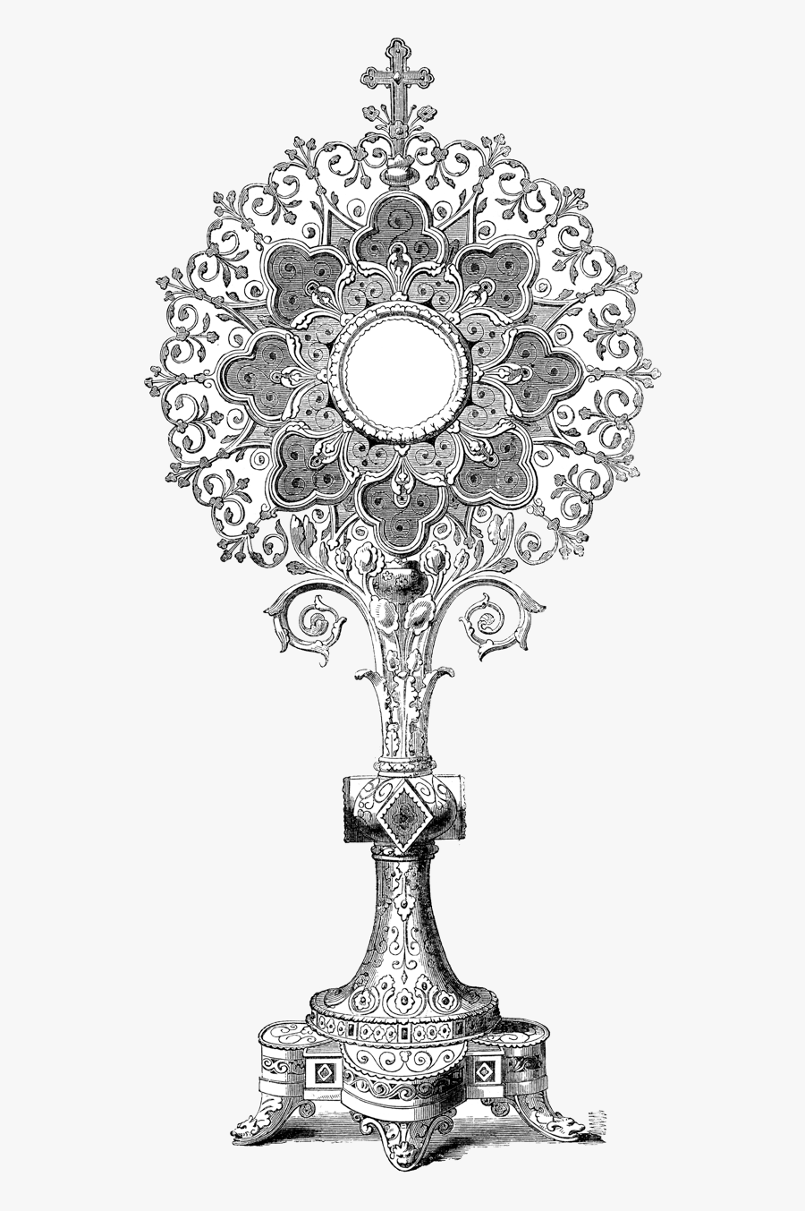 Monstrance Clip Art, Transparent Clipart